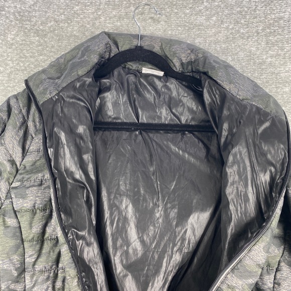 New Balance Jacket Mens L Camo Puffer Full Zip Lightweight Coat Outdoors - Picture 8 of 10